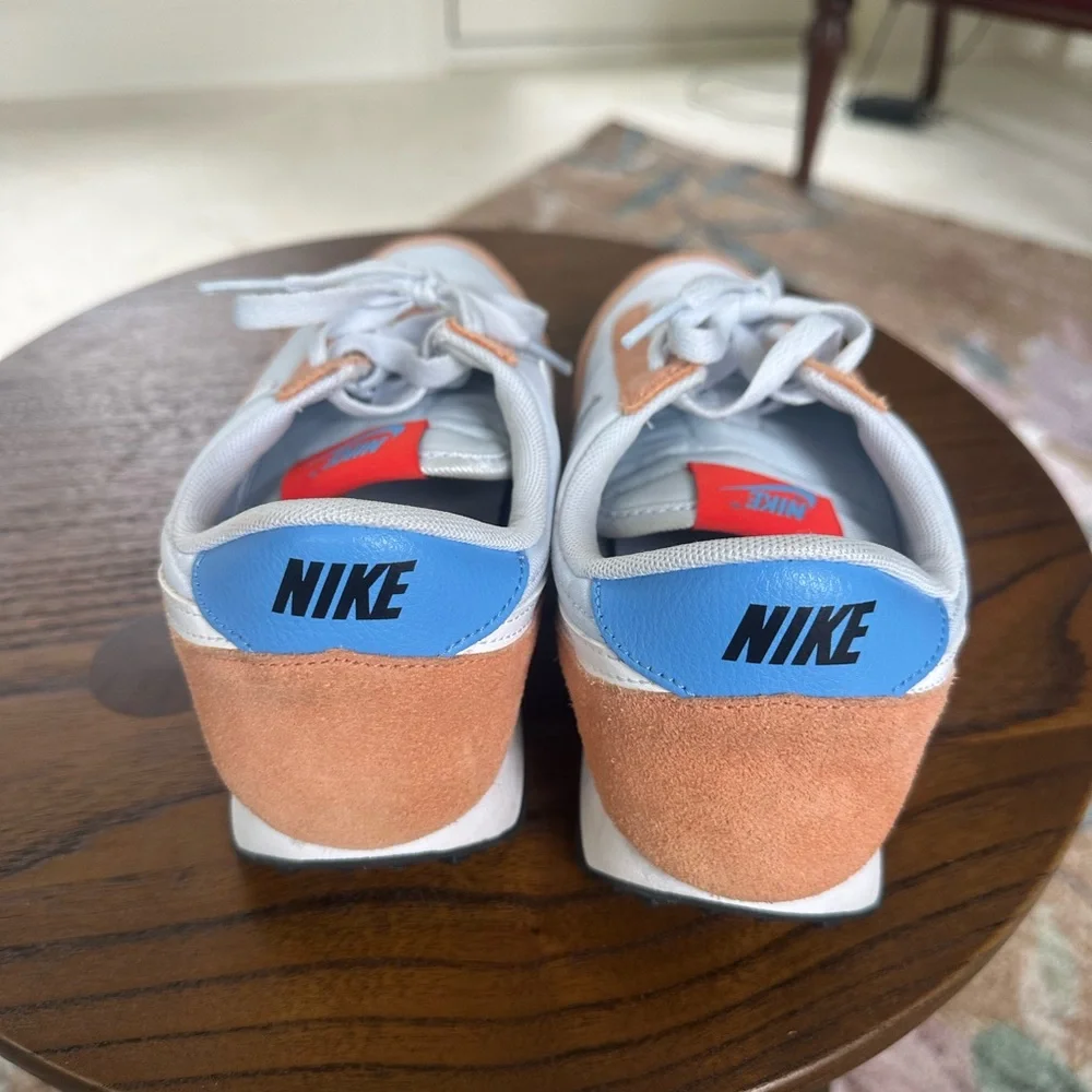Nike Women's Sneakers - Light Blue and Peach - Picture 2 of 5